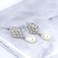 YOQUCOL Leafshape Dangle Drop Clip On Earring Zirconia Crystal Simulated Pearl NonPierced Earrings For Women