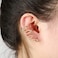 QIAN0813 1 PairSet Gold Tone Punk Winding Snake Serpent Post Stud Ear Cilp Climber Ear Cuff Earring Jewelry Gold