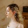 Yumikoo Elf Ear Cuff Fairy Single Left Handmade Non Piercing Earring for Women Golden Leaves