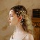 Yumikoo Elf Ear Cuff Fairy Single Left Handmade Non Piercing Earring for Women Golden Leaves