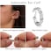 Florideco Ear Cuff Earrings Set for Women Adjustable Fake Earring Cuffs Non Piercing Earring Set Ear Jewelry Set Silver Plated