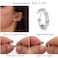 Florideco Ear Cuff Earrings Set for Women Adjustable Fake Earring Cuffs Non Piercing Earring Set Ear Jewelry Set Silver Plated