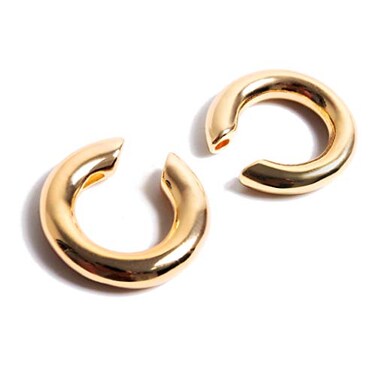fomissky-sisa Fomisskysisa Thick Ear Cuffs for Non Pierced Ears 2 Size Per Set Unique Ear Cuff Conch Earrings Gold Plated Boho Jewelry