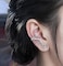 OwMell Handmade Ear Cuff Earrings Elf Ear Cuffs No Piercing Hypoallergenic Simple Rolled Earrings Fantasy Costume for Party Wearing Silver