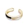 immobird Immobird Gold Ear Cuff for Men 925 Sterling Silver Ear Cuffs for Women Non Piercing Two Tone Ear Clip 1PCS
