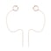 SLUYNZ 925 Sterling Silver Cuff Chain Earrings Wrap Tassel Earrings for Women Crawler Earrings rose gold