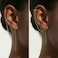SLUYNZ 925 Sterling Silver Cuff Earrings Chain for Women Crawler Earrings Wrap Climber Earrings Cool Earringsyellow gold
