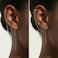 SLUYNZ 925 Sterling Silver Cuff Earrings Chain for Women Crawler Earrings Wrap Climber Earrings Cool Earringsyellow gold