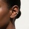 SLUYNZ 925 Sterling Silver CZ Cuff Earrings for Women Teens Small Hoop Earrings No Piercing Cartilage Earrings BGold