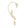 Vercret Gold Earrings Cuff for Women CZ Earring Ear Cuff for Friend Sister Daily Wearing