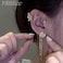 YRlilicc 2Pcs Butterfly Ear Cuffs Earrings for Women Rhinestone Non Piercing Ear Cuff Clip On Earrings Silver Butterfly Ear Wrap Climber Jewelry for Prom Party Wedding