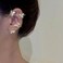 YYDSVOVO 2PCS Butterfly Tassel Zircon Earrings Butterfly Ear Cuffs No Piercing Silver
