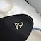 ZHX Zhx Without Pierced Ear Bone Folder Punk Fashion Ear Cuff Wrap Rhinestone Cartilage Clip On Earring Non Piercing Jewelry Silver one size