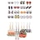 AOROCO 20 Pairs Halloween Earrings for Women Pumpkin Spider Spooky Skull Skeleton Dangle Earrings for Women GirlsWitchy Bat Cat Eyeballs Candy Stud Earrings Set Scary Halloween Accessories