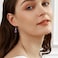 VOLUKA 925 Sterling Silver Natural Amethyst Teardrop Leverback Earrings7 9mm Pear Shaped Drop Dangly Earring Hypoallergenic Jewelry for Women