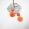 CSIYANJRY99 Acryli Daisy Earrings for Women Retro Disco Hippie Spring Earrings Bohemian Orange Pink Daisy Flower Dangle Drop Earrings