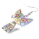 BONSNY Acrylic Drop Cat Earrings Pets Funny Design 7 Color Lovely Gift For Women By The Bonsny Blue