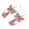 BONSNY Acrylic Drop Cat Earrings Pets Funny Design 7 Color Lovely Gift For Women By The Bonsny Multicolor