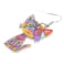 BONSNY Acrylic Drop Cat Earrings Pets Funny Design 7 Color Lovely Gift For Women By The Bonsny Multicolor