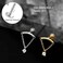 ALRNBY Gold Helix Earrings for Women Flat Back Earrings Hidden Helix Earring Dangle Pearl Drop Tassel Chain Earring Cartilage Studs Jewelry Gift