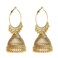 Izpack Antique Indian Jhumka Bell Dangle Drop Hoop Statement Earrings Oxidized Ethnic Bollywood Jhumki Dangling Huggie Hoops Earring Boho Jewelry Gifts for Women Birthday Gold
