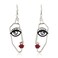 by MODERN Artistic Face Drop Earrings Elegant Statement Accessory for Women