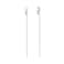 Izpack Asymmetrical Star Moon Threader Tassel Dangle Earrings S925 Sterling Silver Dainty Diamond Crystal CZ Long Chain Drop Stud Earring Ear Line Cute Jewelry Gifts for Women Sensitive Ears
