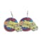 COLORFUL BLING Back to School Gift Mermaid Drop Dangle Earring Teacher Earrings Rainbow Fish Earrings Handmade Acrylic for Teachers3 school bus