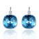 MDFUN Bella Drop Earrings Crystals 18K White Gold Plated Hypoallergenic Jewelry for Women