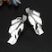 Harry and Big Geometric Statement Earrings for Women Gold Irregular Metal Leaf Dangle Boho Fashion Jewelry