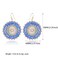 Joya Love Blue Beaded Earrings For Women Statement Boho Bead Dangle Earrings Lightweight Bohemia Drop Earring For Women