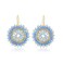 Elegance 11 Blue Earrings for women Summer Beaded Crystals Glass Bead Dangle Drop Bohemia Earrings Statement Earrings For Women