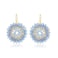 Elegance 11 Blue Earrings for women Summer Beaded Crystals Glass Bead Dangle Drop Bohemia Earrings Statement Earrings For Women