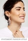 Me&Hz Bohemian 3Tier Thread Tassel Earrings Khaki Light Brown Drop Dangle Earrings for Women Chandelier Statement Fringe Earrings Gift for Her