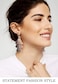 Me&Hz Bohemian 3Tier Thread Tassel Earrings Khaki Light Brown Drop Dangle Earrings for Women Chandelier Statement Fringe Earrings Gift for Her
