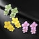 COLORFUL BLING Bohemian Daisy Flower Matte Floral Petal Drop Dangle Earrings Layered Tiered Chic Boho Wedding JewelryYellow