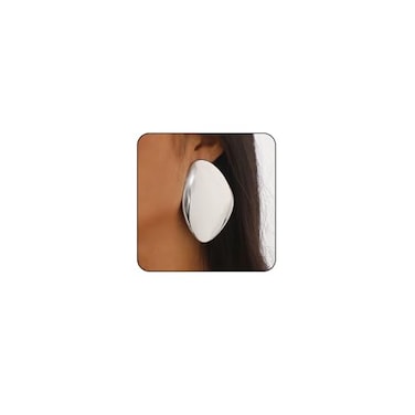 VRNGI Chunky Earrings Dangle Big Statement Earrings Large Earring Trendy Chunky Earring for Women Chunki Jewelry Irregular Geometric Oval Round Earrings