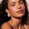 Spiritlele Chunky Gold Plated Earrings Big Knot Earring for Women Golden Drop Dangle Statement Earrings Jewelry