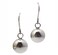 COUYA Surgical Steel Round Ball Bead Dangle Drop Hook Drop Earrings for Women Pearcing 8mm