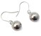 COUYA Surgical Steel Round Ball Bead Dangle Drop Hook Drop Earrings for Women Pearcing 8mm