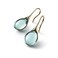 Yocoyee Dainty Water Drop Earrings Multicolor Crystal Teardrop Waterdrop Droplets Shape Earrings for WomenBlue