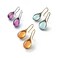 Yocoyee Dainty Water Drop Earrings Multicolor Crystal Teardrop Waterdrop Droplets Shape Earrings for WomenBlue