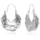 Gdpaddy DAMLENG Simple Fashion Large Vintage Gold Circle Hoop Earrings Boho Irregular Hollow Shield Shape Dangle Drop Earrings for Women Statement Jewelry Gifts Silver