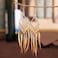 Efdagsad Bead Earrings Set Feather Tassel Gold Boho Ethnic Retro Bohemian Dangle Earring Bead Women Jewelry for Birthday Party Gifts