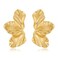 FAUTHENTICUTE Large Gold Statement Earrings For Women Big Flower Dangle Earrings Summer Boho Floral Earrings