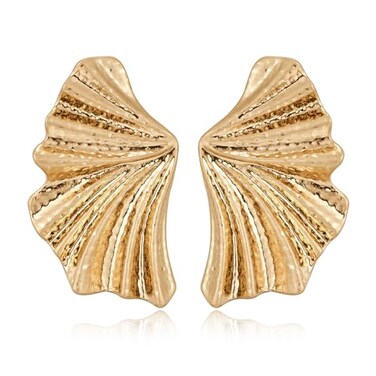 FAUTHENTICUTE Worn Gold Angel Wing Earrings For Women Gold Wing Statement Earrings For Women Boho Dangle Earrings