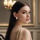 FENBORY Champagne Rhinestone Earrings Fancy Crystal Cluster Earrings Art Decro Drop Earrings for Women
