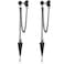 Fiklon Black Dangle Earrings For Women Trendy Stainless Steel Chain Edgy Drop Goth Punk Spike Earring Gothic Jewelry for Women SpikeBlack
