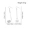 Coagurmes Funny Sport Ball Dangle Earrings GiftDelicate Golf Ball Long Pendant Earrings for Women Lady Personalized Silver Drop Earrings Jewelry