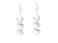 GLPAHA Silver Square Dangle Earrings for women shiny and sharp looking stylish match clothing Lightweight Fashionable 925 Sterling Silver Hooks